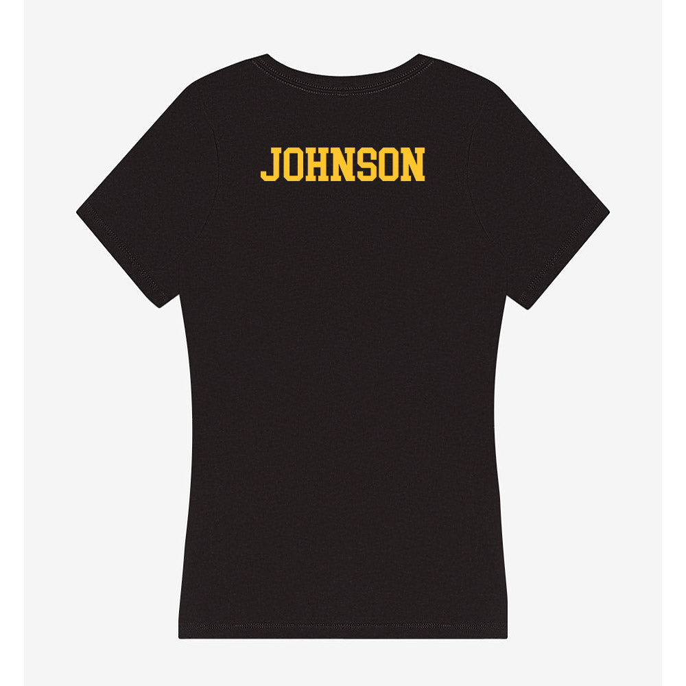 PLU - NCAA Women's Track & Field : Heather Johnson - Women's V-Neck T-Shirt-1