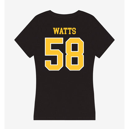 PLU - NCAA Football : Kaden Watts - Women's V-Neck T-Shirt-1