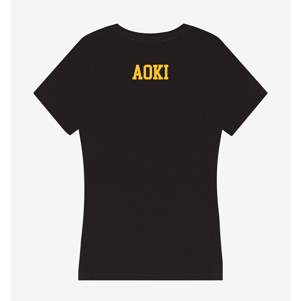 PLU - NCAA Men's Golf : Aiden Aoki - Women's V-Neck T-Shirt-1