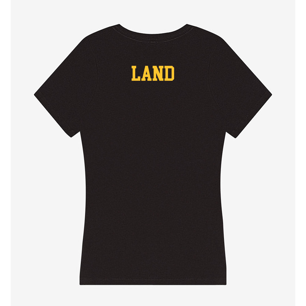 PLU - NCAA Women's Rowing : Ember-Lynn Land - Women's V-Neck T-Shirt-1