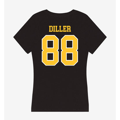 PLU - NCAA Women's Lacrosse : Kassie Diller - Women's V-Neck T-Shirt-1