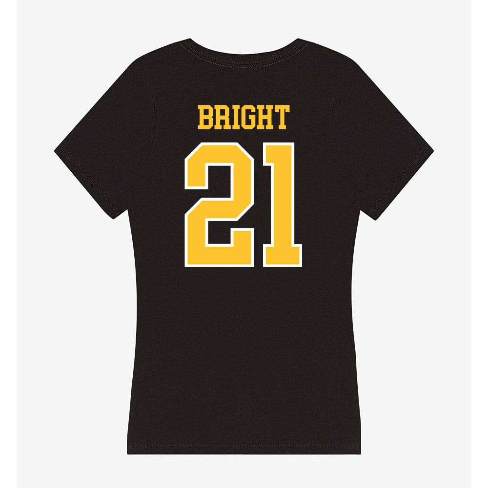 PLU - NCAA Women's Basketball : Ava Bright - Women's V-Neck T-Shirt-1