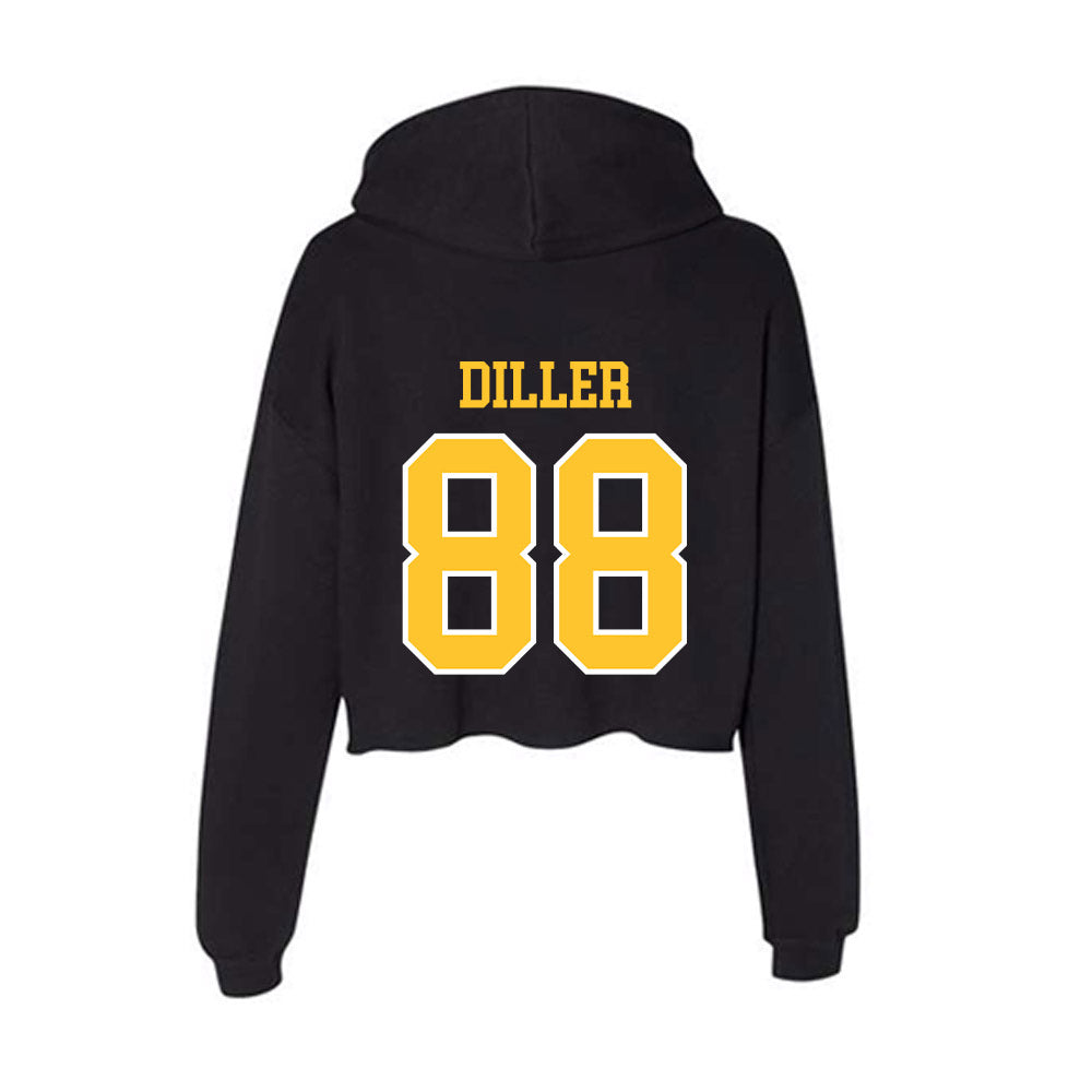 PLU - NCAA Women's Lacrosse : Kassie Diller - Women's Crop Fleece Hoodie-1