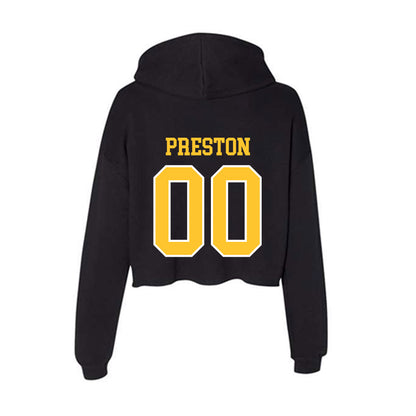 PLU - NCAA Women's Lacrosse : Audrey Preston - Women's Crop Fleece Hoodie-1