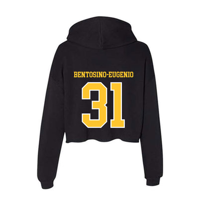 PLU - NCAA Football : Kalani Bentosino-Eugenio - Women's Crop Fleece Hoodie-1