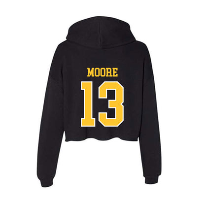 PLU - NCAA Baseball : Ryan Moore - Women's Crop Fleece Hoodie-1