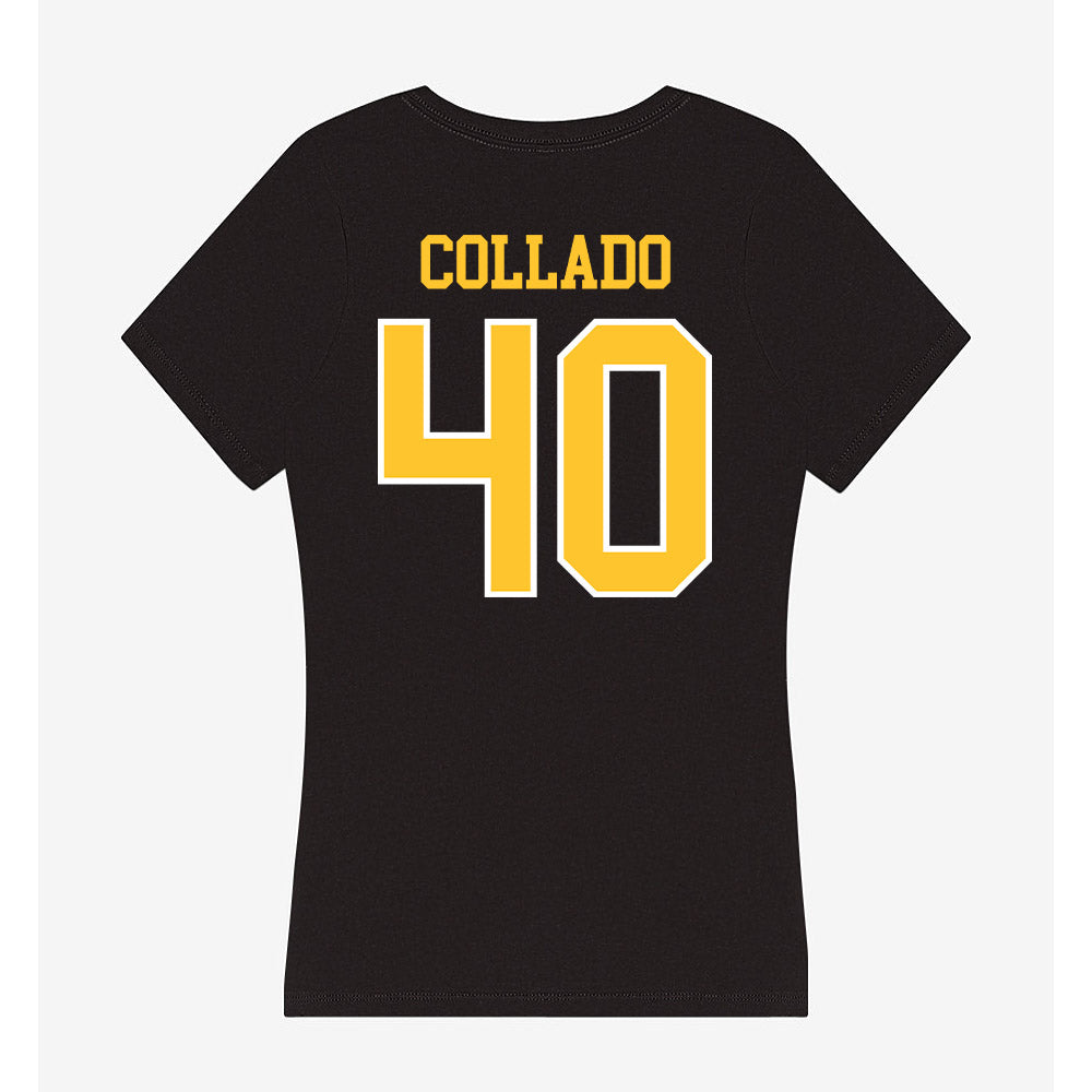 PLU - NCAA Softball : Kaya Collado - Women's V-Neck T-Shirt-1