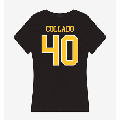 PLU - NCAA Softball : Kaya Collado - Women's V-Neck T-Shirt-1
