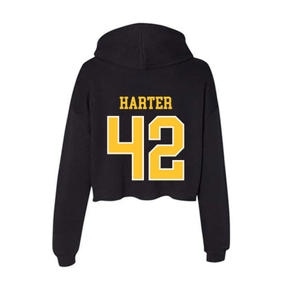 PLU - NCAA Women's Lacrosse : Mikayla Harter - Women's Crop Fleece Hoodie-1