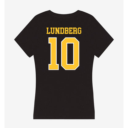 PLU - NCAA Baseball : Braeden Lundberg - Women's V-Neck T-Shirt-1
