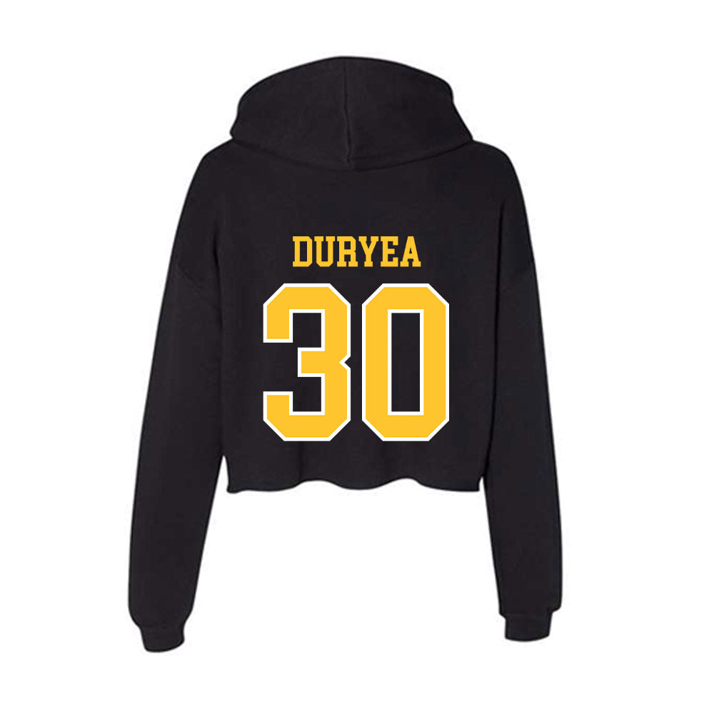 PLU - NCAA Softball : Fionna Duryea - Women's Crop Fleece Hoodie-1
