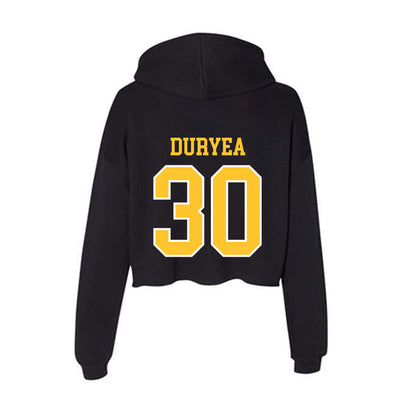 PLU - NCAA Softball : Fionna Duryea - Women's Crop Fleece Hoodie-1