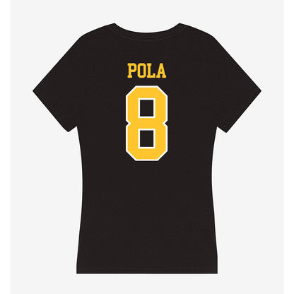 PLU - NCAA Football : Cross Pola - Women's V-Neck T-Shirt-1