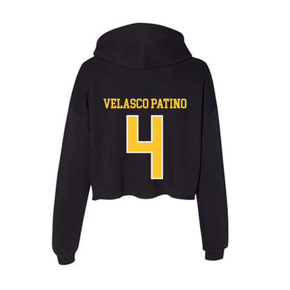 PLU - NCAA Women's Lacrosse : Samantha Velasco Patino - Women's Crop Fleece Hoodie-1