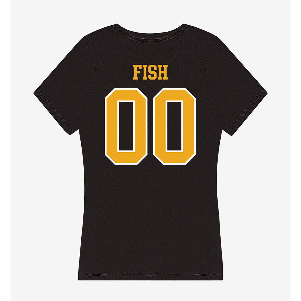 Canisius - NCAA Acrobatics & Tumbling : Danielle Fish - Women's V-Neck T-Shirt-1