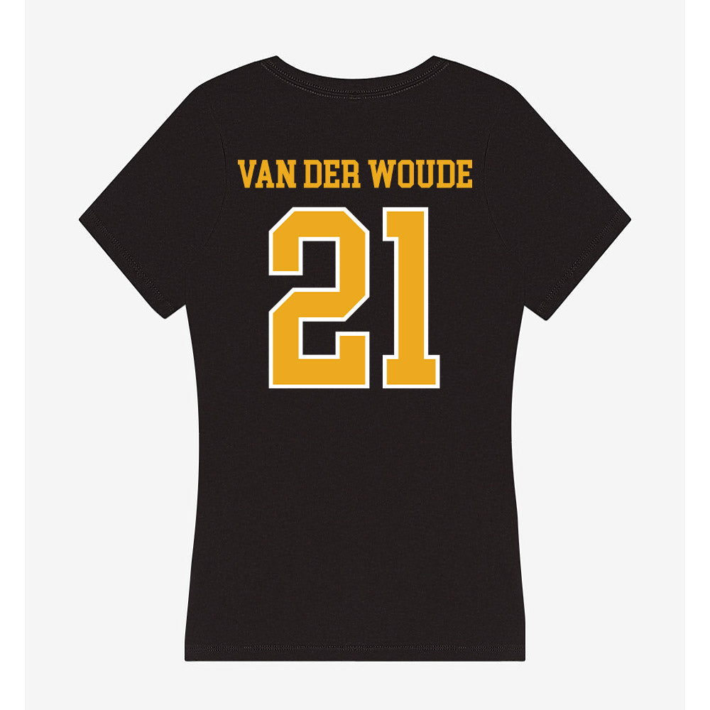 Canisius - NCAA Women's Basketball : Evie Van der Woude - Women's V-Neck T-Shirt-1