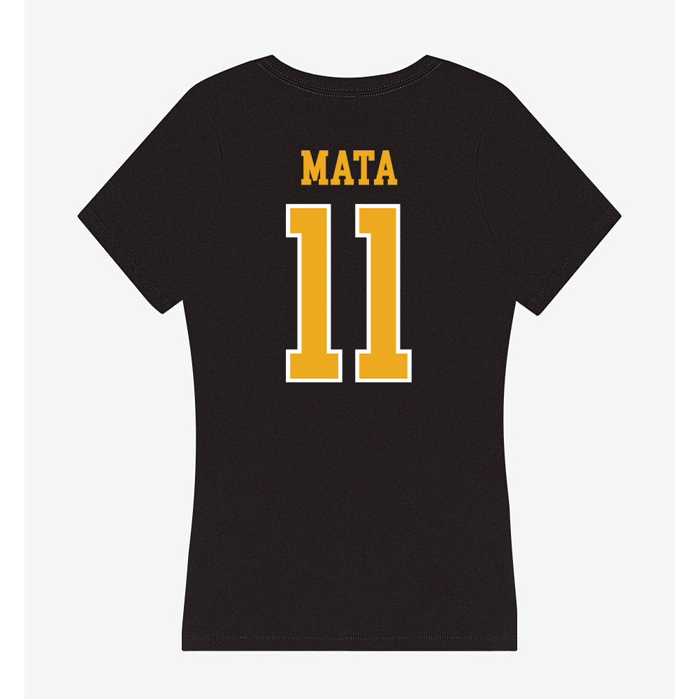 Canisius - NCAA Men's Soccer : Glodie Mata - Women's V-Neck T-Shirt-1