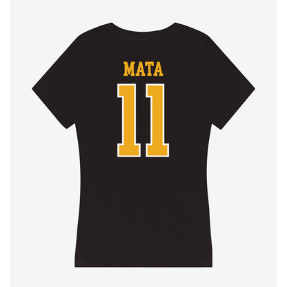 Canisius - NCAA Men's Soccer : Glodie Mata - Women's V-Neck T-Shirt-1
