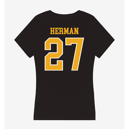 Canisius - NCAA Baseball : Blake Herman - Women's V-Neck T-Shirt-1