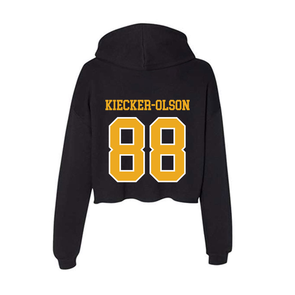Canisius - NCAA Men's Ice Hockey : Killian Kiecker-Olson - Women's Crop Fleece Hoodie-1