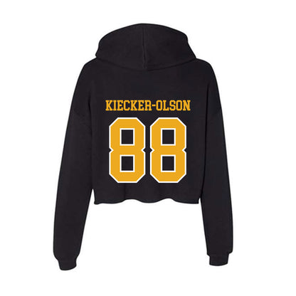 Canisius - NCAA Men's Ice Hockey : Killian Kiecker-Olson - Women's Crop Fleece Hoodie-1