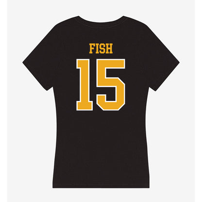 Canisius - NCAA Acrobatics & Tumbling : Danielle Fish - Women's V-Neck T-Shirt-1