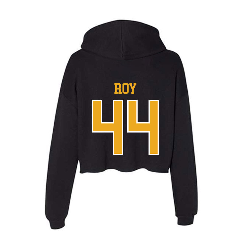 Canisius - NCAA Men's Lacrosse : Hunter Roy - Women's Crop Fleece Hoodie-1