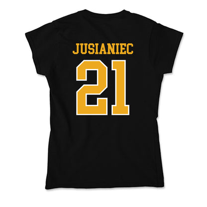 Canisius - NCAA Men's Basketball : Max Jusianiec - Soft Style Women’s T-Shirt-1