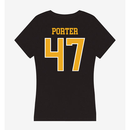 Canisius - NCAA Men's Ice Hockey : Grant Porter - Women's V-Neck T-Shirt-1