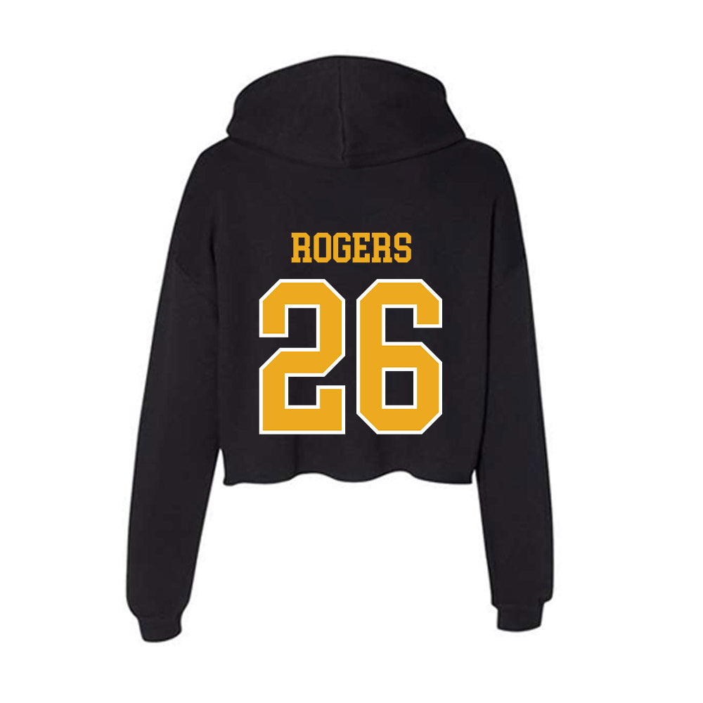 Canisius - NCAA Baseball : Mark Rogers - Women's Crop Fleece Hoodie-1