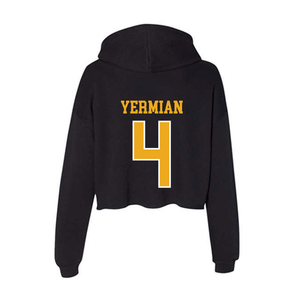 Canisius - NCAA Softball : Talia Yermian - Women's Crop Fleece Hoodie-1