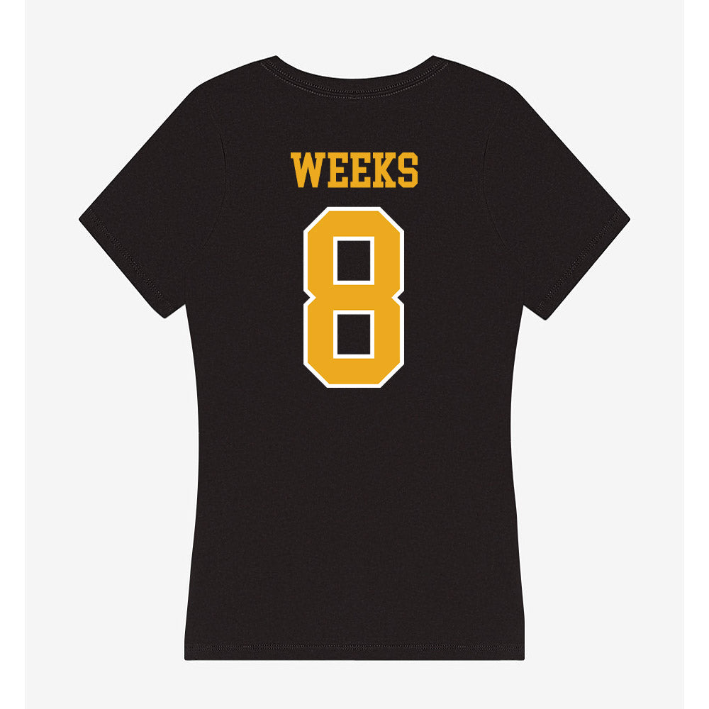 Canisius - NCAA Baseball : Eric Weeks - Women's V-Neck T-Shirt-1