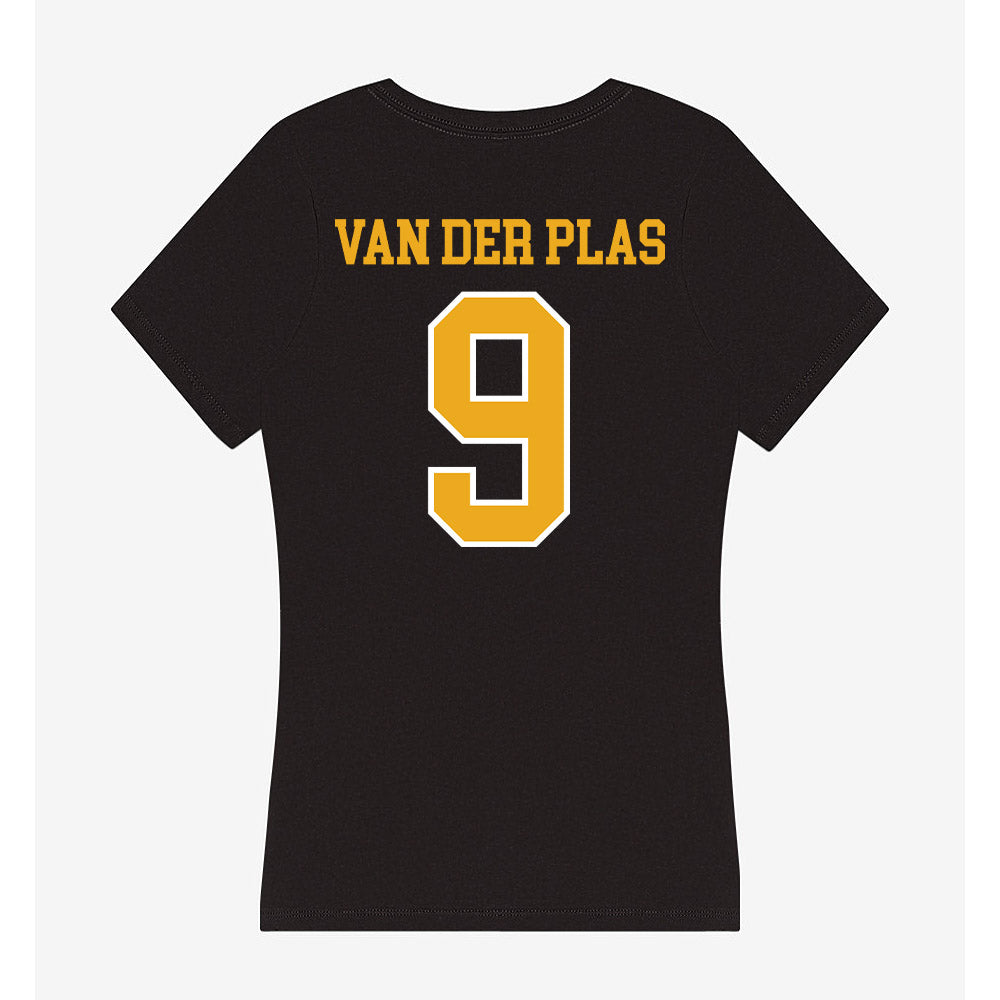 Canisius - NCAA Men's Basketball : Evan van der Plas - Women's V-Neck T-Shirt-1