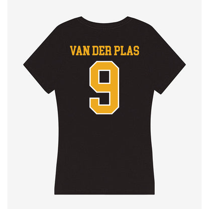 Canisius - NCAA Men's Basketball : Evan van der Plas - Women's V-Neck T-Shirt-1