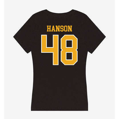 Canisius - NCAA Men's Lacrosse : Micah Hanson - Women's V-Neck T-Shirt-1