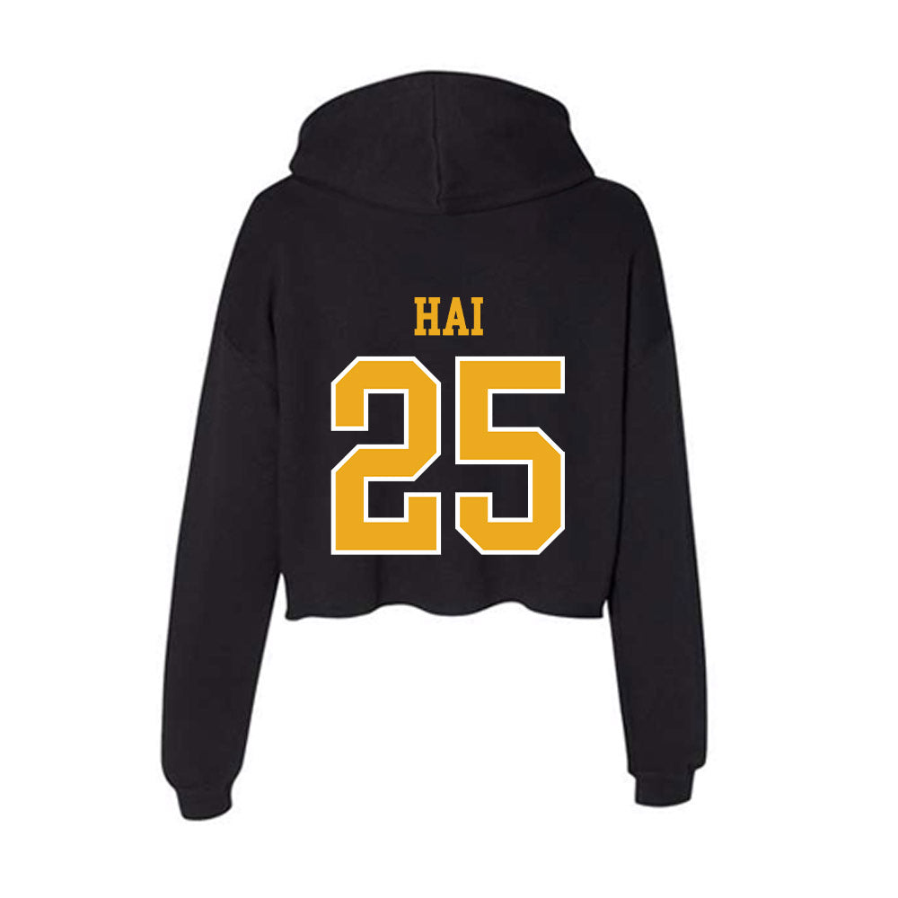 Canisius - NCAA Softball : Rebecca Hai - Women's Crop Fleece Hoodie-1