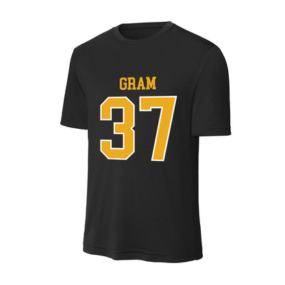 Canisius - NCAA Acrobatics & Tumbling : Carissa Gram - Activewear T-Shirt-0