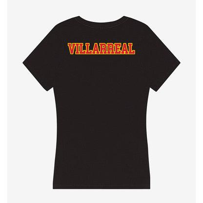 Pitt State - NCAA Football : Ethan Villarreal - Women's V-Neck T-Shirt-1