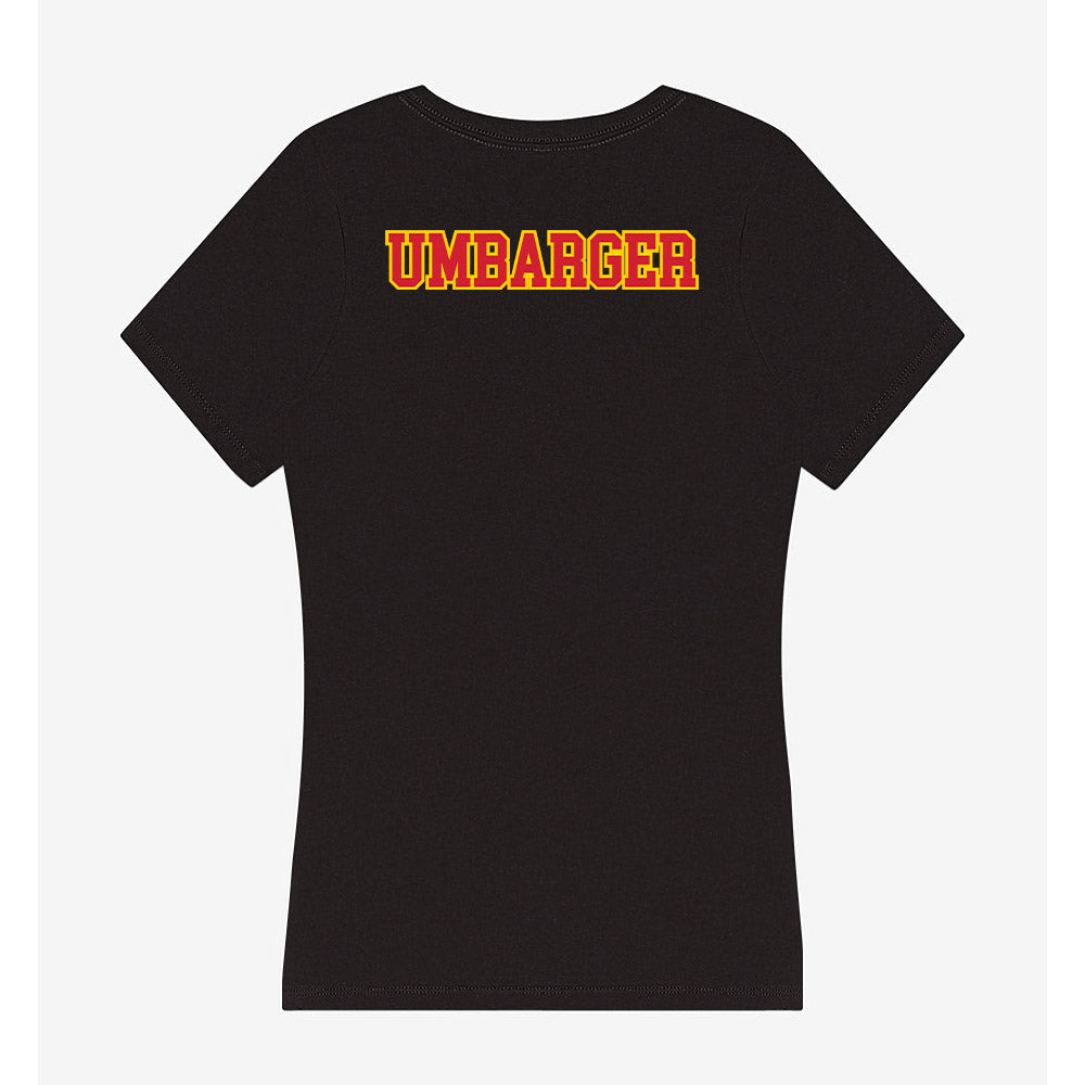 Pitt State - NCAA Women's Track & Field : Bethany Umbarger - Women's V-Neck T-Shirt-1