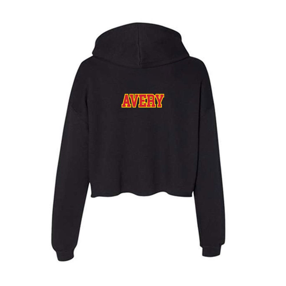 Pitt State - NCAA Men's Golf : Zade Avery - Women's Crop Fleece Hoodie-1