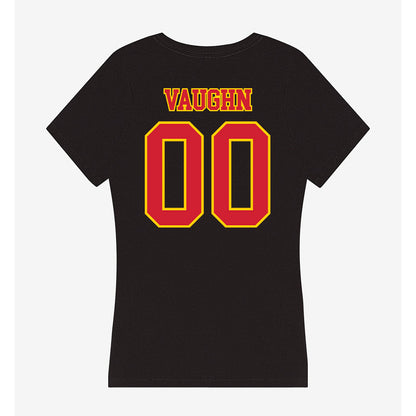 Pitt State - NCAA Football : Harrison Vaughn - Women's V-Neck T-Shirt-1