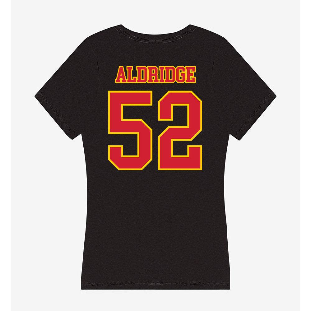 Pitt State - NCAA Football : Bryce Aldridge - Women's V-Neck T-Shirt-1