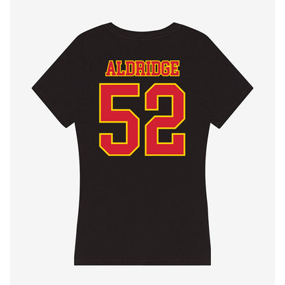 Pitt State - NCAA Football : Bryce Aldridge - Women's V-Neck T-Shirt-1