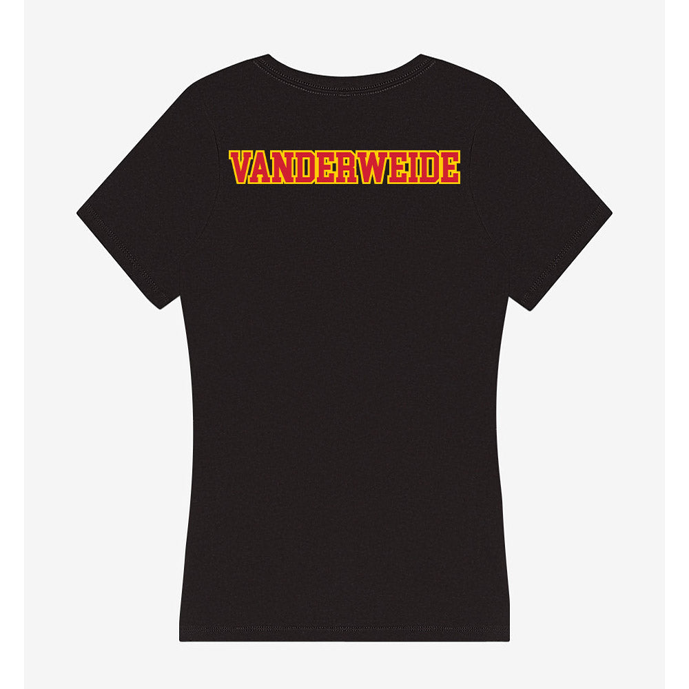 Pitt State - NCAA Women's Track & Field : Claire Vanderweide - Women's V-Neck T-Shirt-1