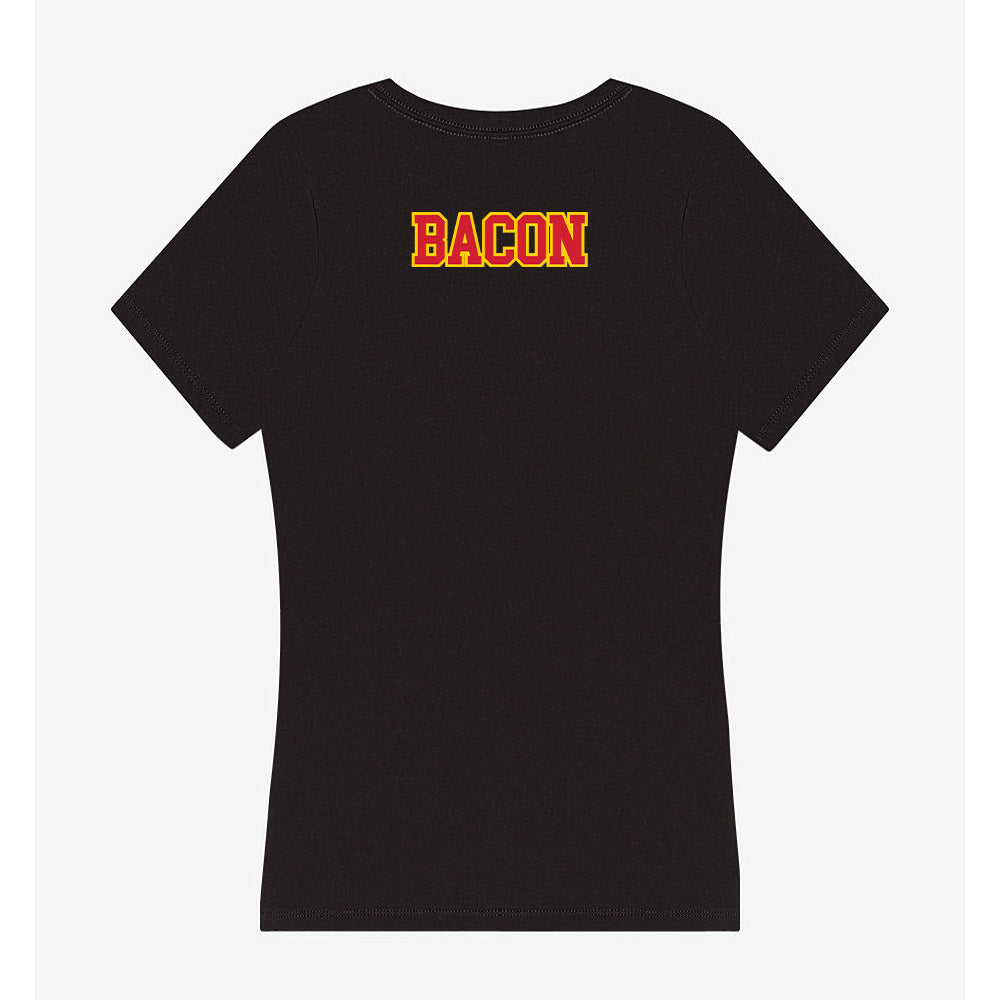 Pitt State - NCAA Football : Bobby Bacon - Women's V-Neck T-Shirt-1