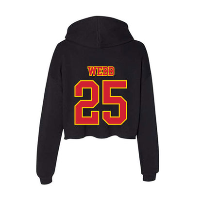 Pitt State - NCAA Women's Soccer : Sarah Peyton Webb - Women's Crop Fleece Hooded Sweatshirt-1