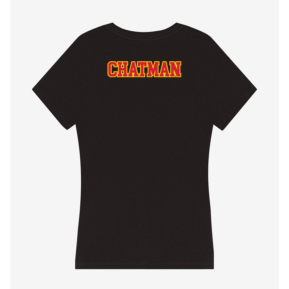 Pitt State - NCAA Men's Track & Field : Woyn Chatman - Women's V-Neck T-Shirt-1