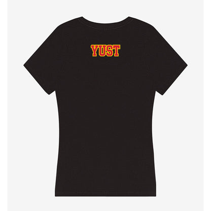 Pitt State - NCAA Football : Isaac Yust - Women's V-Neck T-Shirt-1