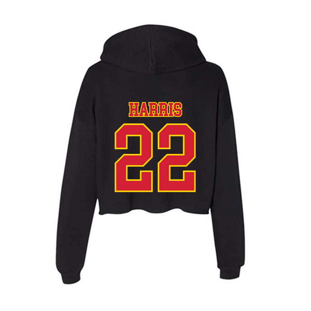 Pitt State - NCAA Baseball : Cooper Harris Harris - Women's Crop Fleece Hoodie-1