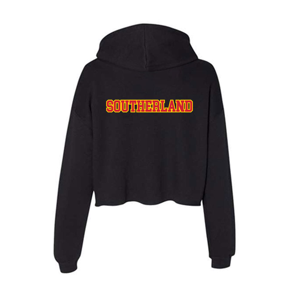 Pitt State - NCAA Men's Track & Field : Bryce Southerland - Women's Crop Fleece Hoodie-1